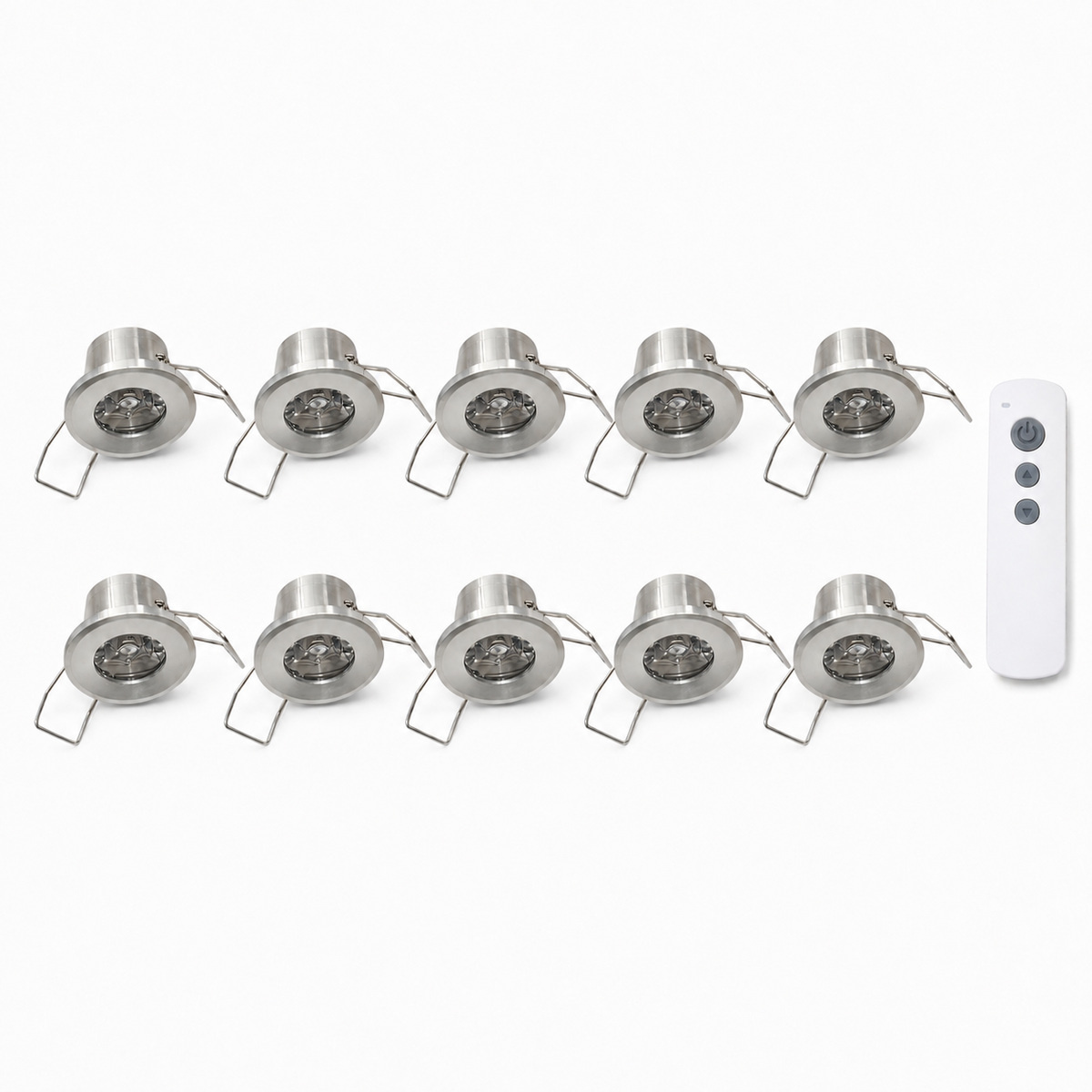Dimbare LED-inbouwspotset – 10 spots