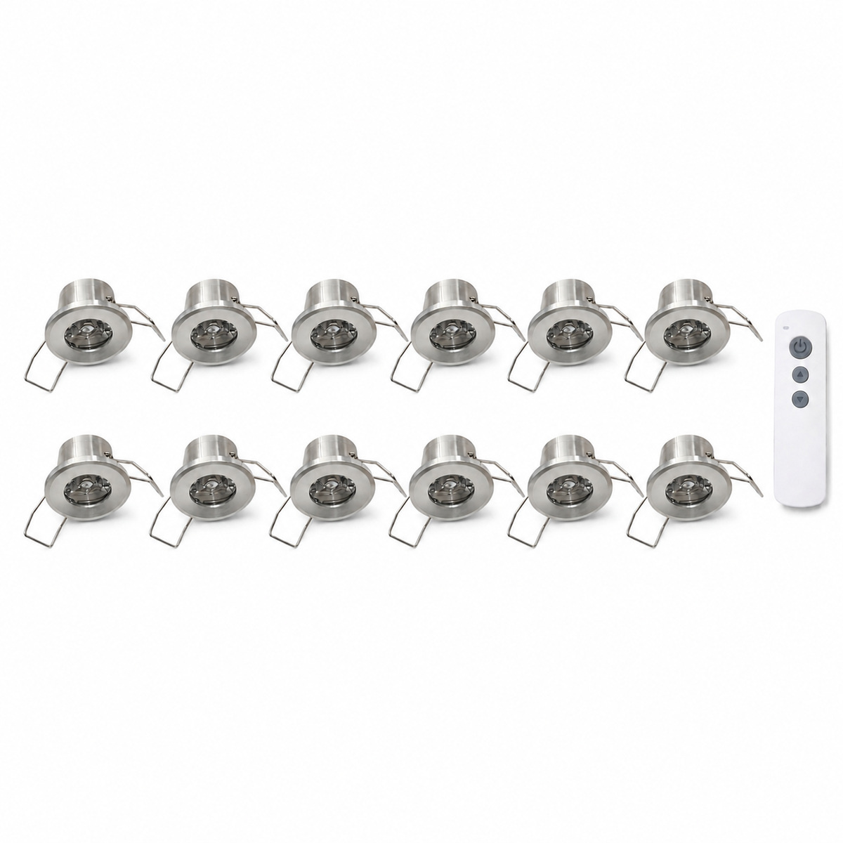 Dimbare LED-inbouwspot set – 12 spots