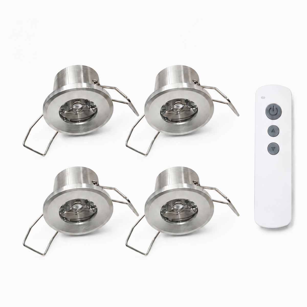 Dimbare LED-inbouwspotset – 4 spots