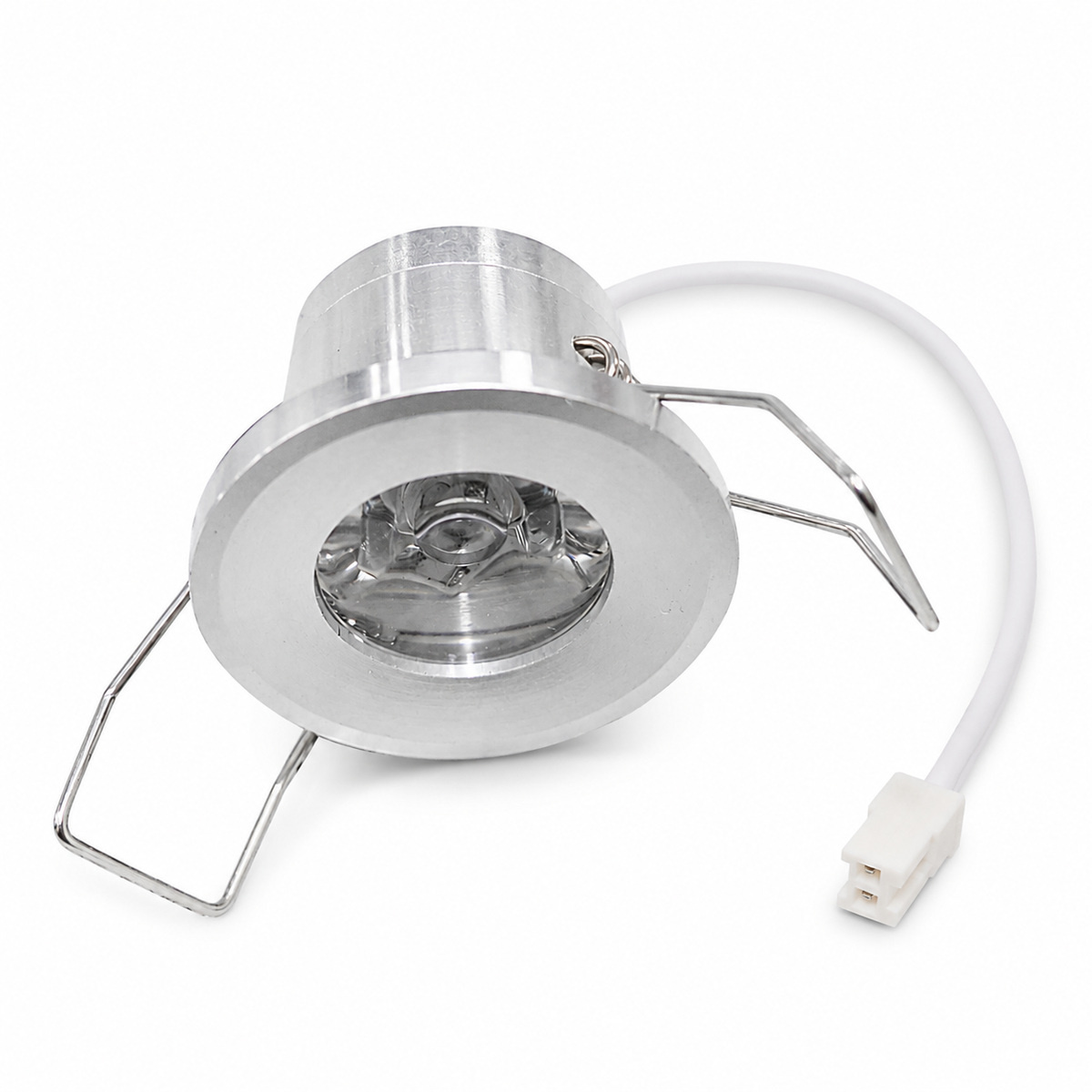 Losse aluminium LED-inbouwspot – 1 watt