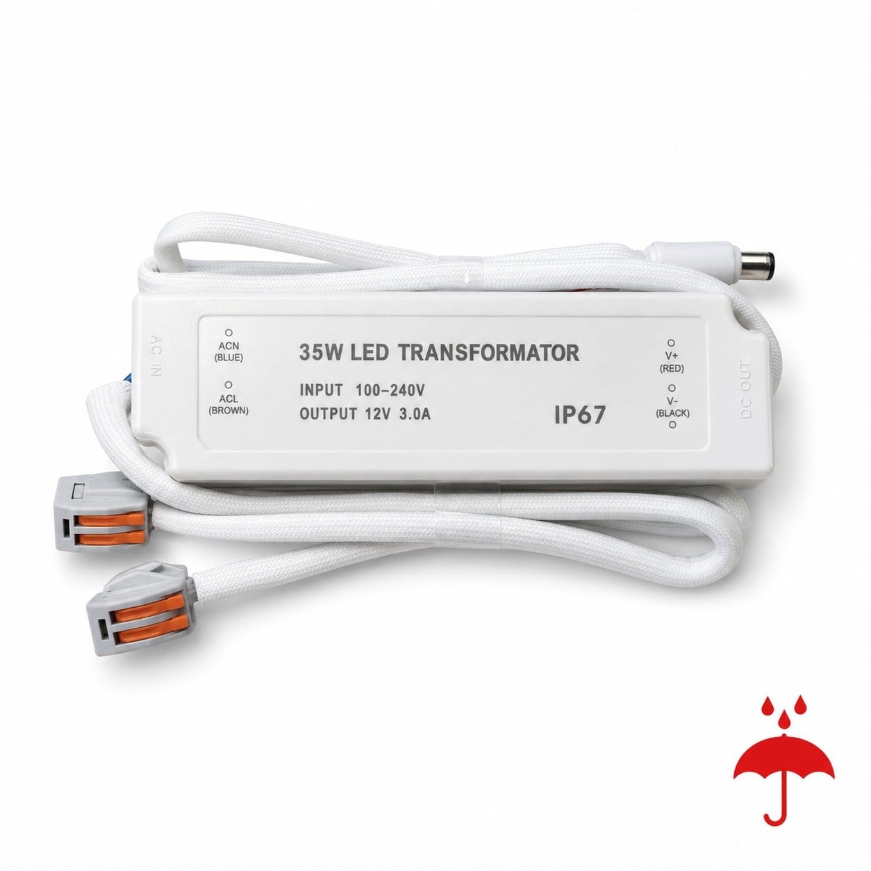 35W LED-transformator 12V – IP67