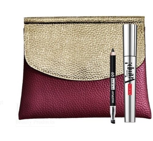 Pupa Vamp! Mascara kit + multiplay oogpotlood zwart.