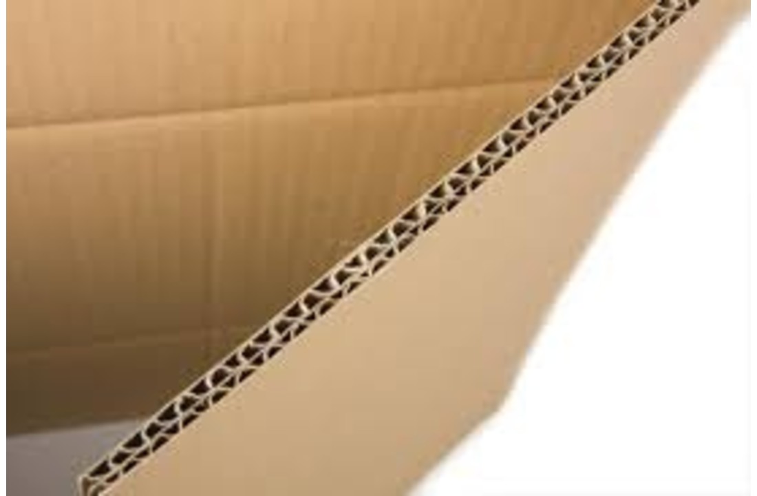 Folding box double corrugated cardboard CB Kraft format 475 x 370 x 180 mm