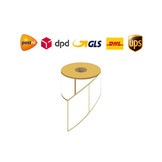 Shipping label with a core of 25 mm format 102 x 150 mm