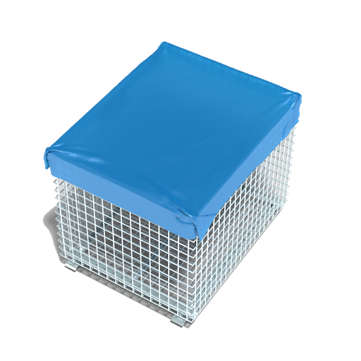 LDPE speedcover 35my colour blue format 210 + 190 = 400 x 580 mm
