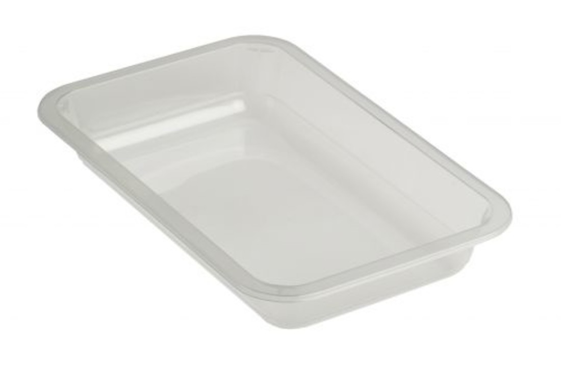 PP VP9/22 tray transparant formaat 230 x 145 x 22 mm 530 cc