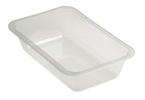 PP VP9/55 trays transparent colour format 230 x 145 x 55 mm 1120 cc