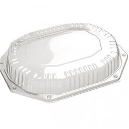 PET cap catering transparent format 295 x 190 x 25 mm