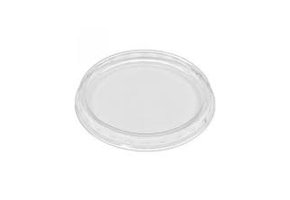 RPET portiecups deksels 50/80/100 ml formaat Ø75 mm x 36 mm