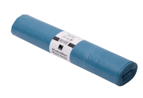 LDPE vuilzak blauw 43my 800x1100 mm