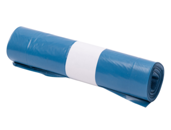 LDPE vuilzak blauw 45my 65/20x125 cm 240L