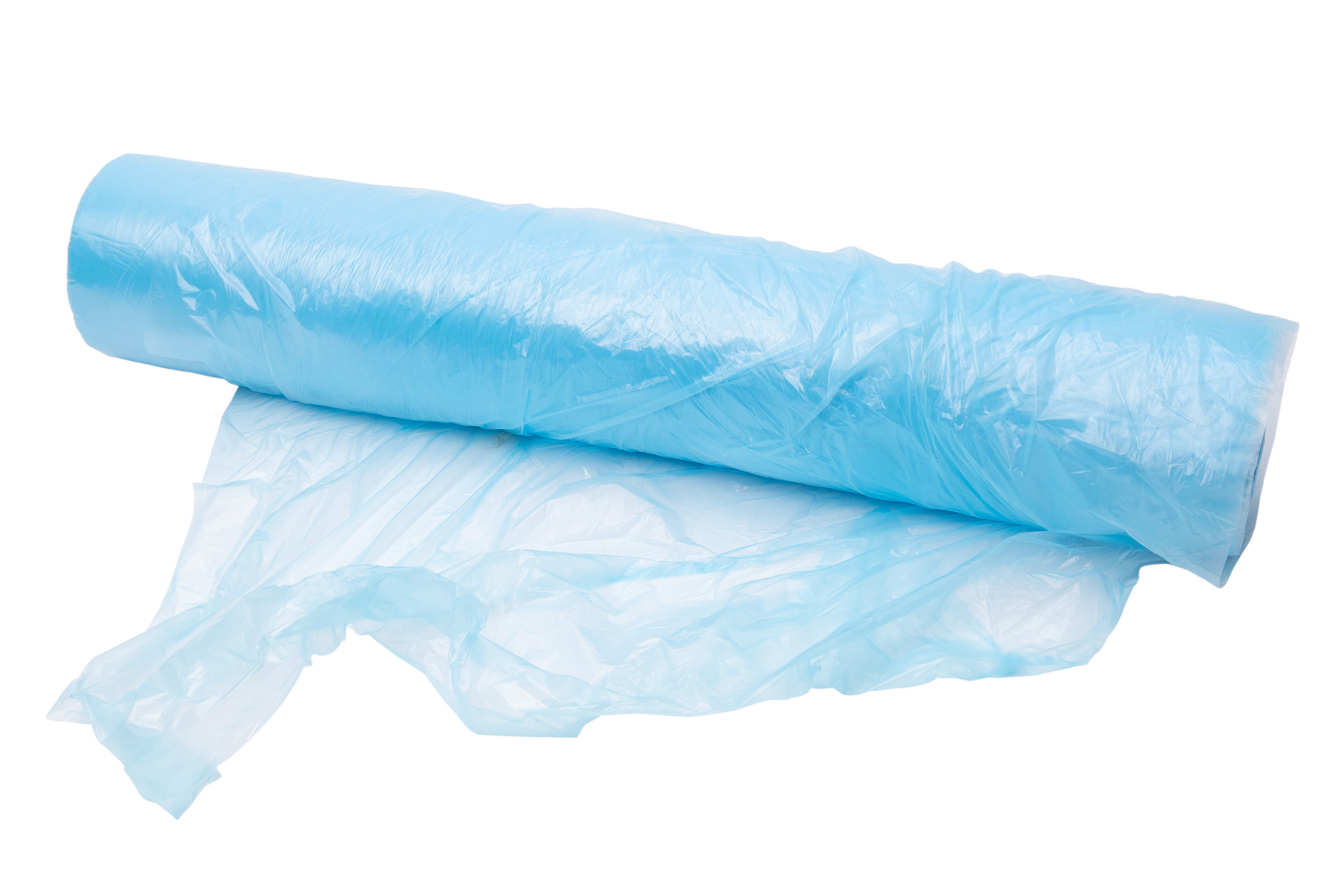 HDPE sheet 20my blue on roll format 980 x 980 mm
