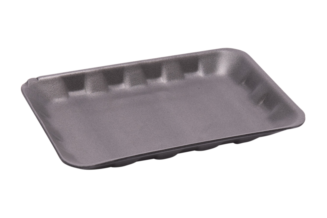 Schuimschaal 4S zwart EPS tray formaat 270 x 175 x 25 mm
