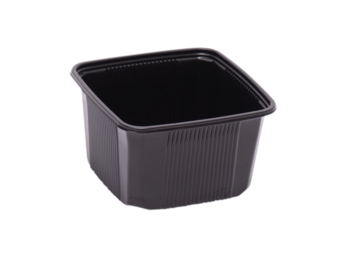 PP Pondsbakken formaat 114 x 114 x 58 mm (Zwart)