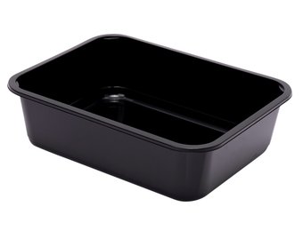 PP Trays H320 Series black colour format 312 x 245 x 88 mm 5000 cc