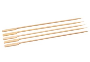 Bamboo satay skewer gun shaped format 250 mm