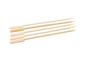 Bamboo satay skewer gun shaped format 180 mm