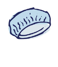 Hairnets, PP, Nonwoven, Latex free, extra large