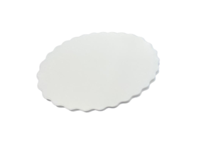 Meat saver papier ovaaltjes formaat 112 x 145 mm (Wit)