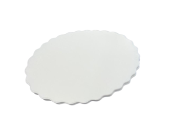 Meat saver papier ovaaltjes formaat 112 x 145 mm (Wit)