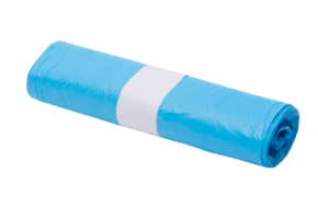 HDPE trash bag blue 17my 800x1100 mm
