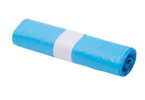 HDPE vuilzak blauw 17my 800x1100 mm