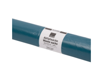 LDPE vuilzak blauw 38my 900x1100mm 140L