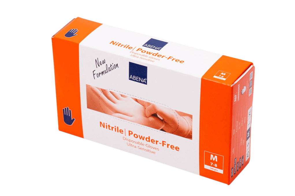 Gloves ultra sensitive nitrile blue various sizes