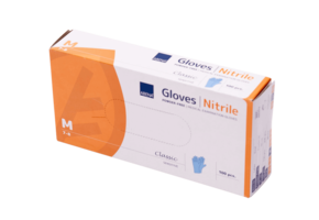 Nitrile glove classic blue various sizes