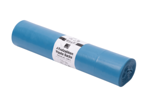 LDPE vuilniszakken blauw 50my 700x1100 mm