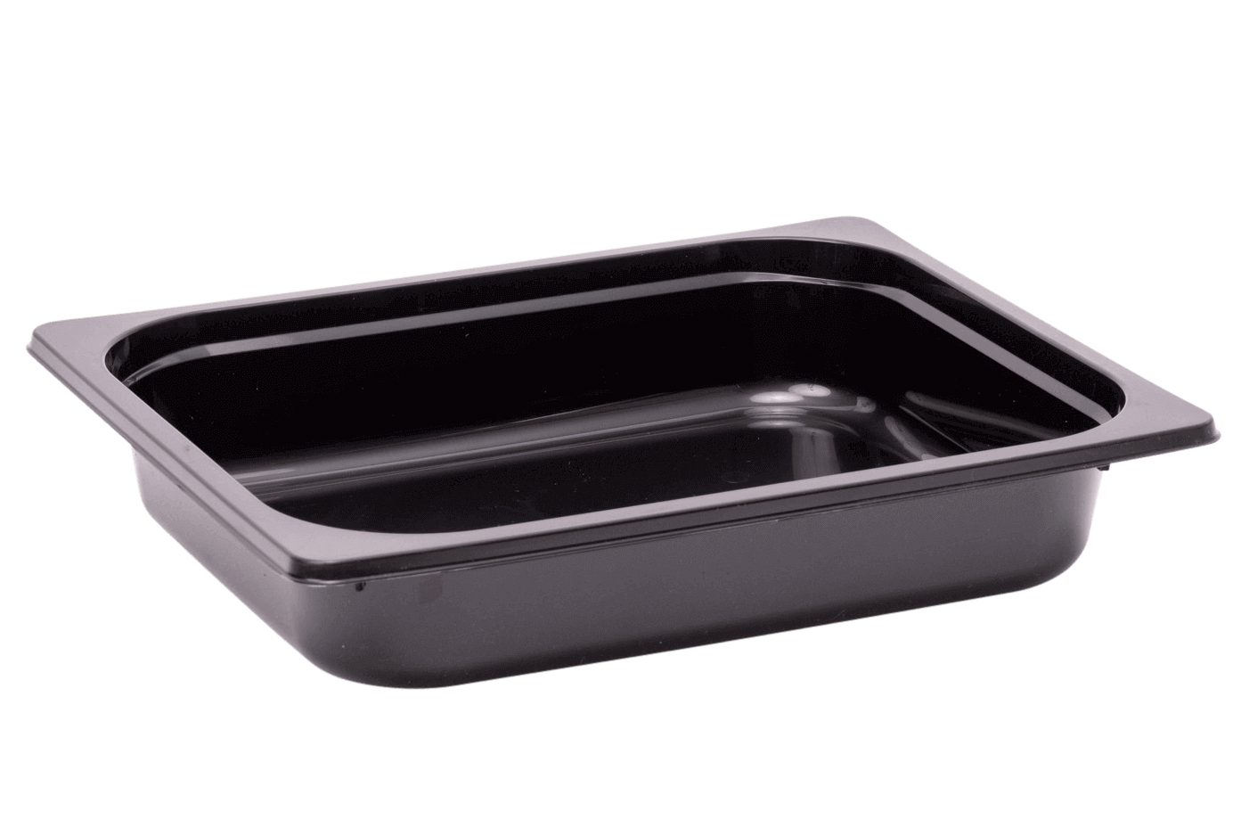 PP 1/2 gastro tray SPG black format 325 x 265 x 60 mm