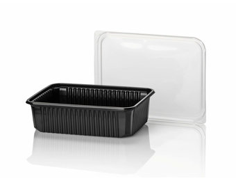 PP kilo tray lid transparent format 180 x 130  mm