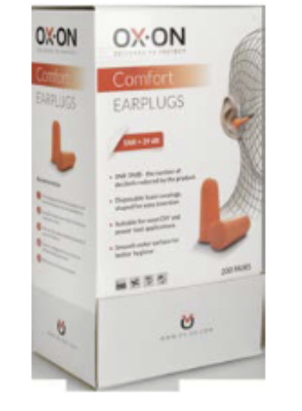 Earplugs dispenser with 200 pairs orange (packaged separately)