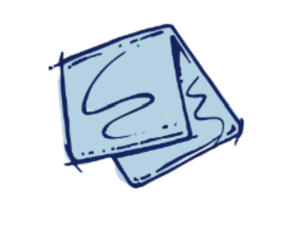 Microfibre cloths Abena Premium 70% polyester & 30% polyamide (various colours)