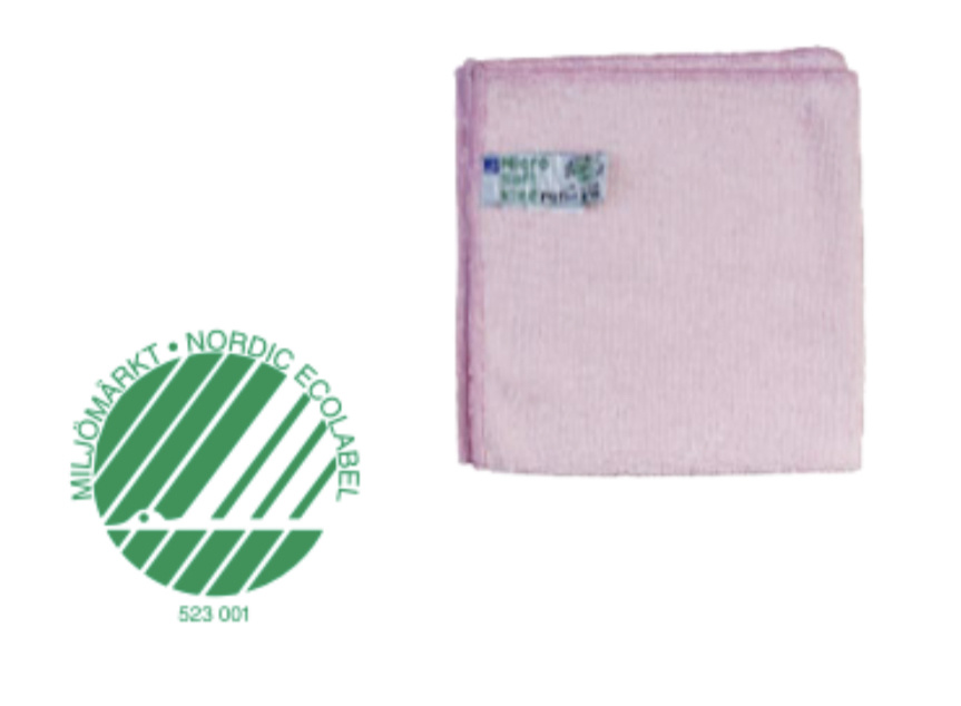 Microfibre cloths 40x40cm Soft Puri-Line with Nordic Swan Eco label