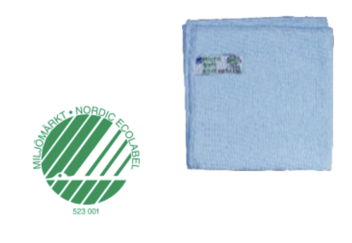 Microvezeldoeken Basic 40x40cm Puri-Line met Nordic Swan Eco-label