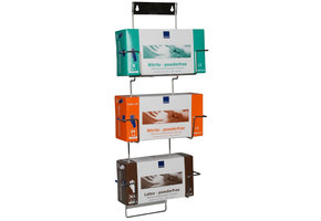 Gloves wall holders stainless steel 630 x 260 mm