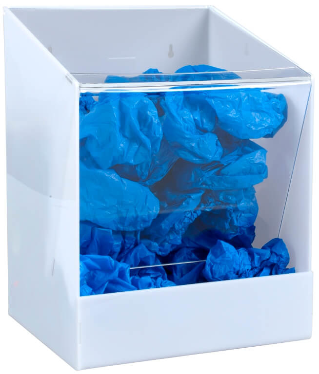 Multi-dispenser wall box acrylic 230 x 345 mm white