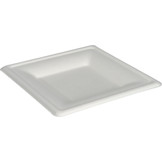 Sugarcane plates square flat various sizes