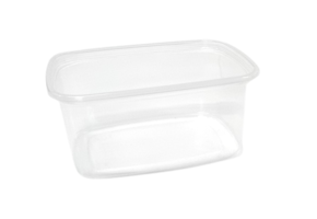 PP salad trays rectangular thermo format 108 x 82 x 45 mm 250 cc