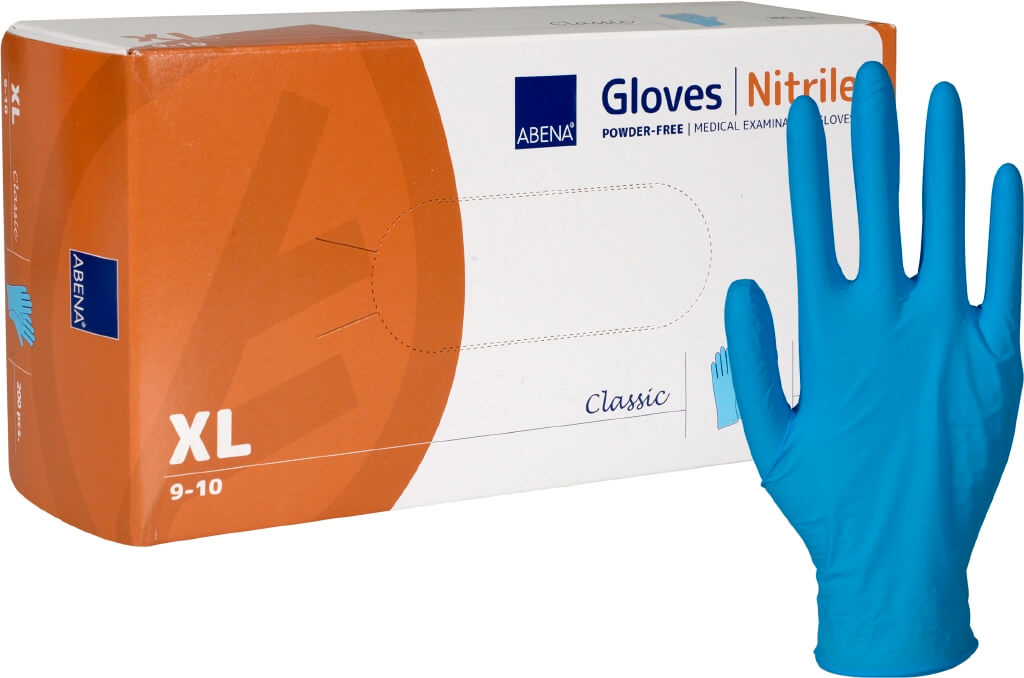 Abena Classic gloves Nitrile blue CAT III