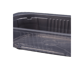 PP tray transparent P-45 tray format 137 x 95 x 45 mm