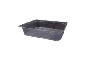 PP tray transparent L-50 tray format 230 x 190 x 50 mm
