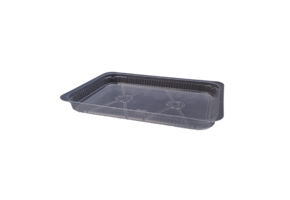 PP bakjes (M-25) formaat 260 x 190 x 25 mm (Transparant)