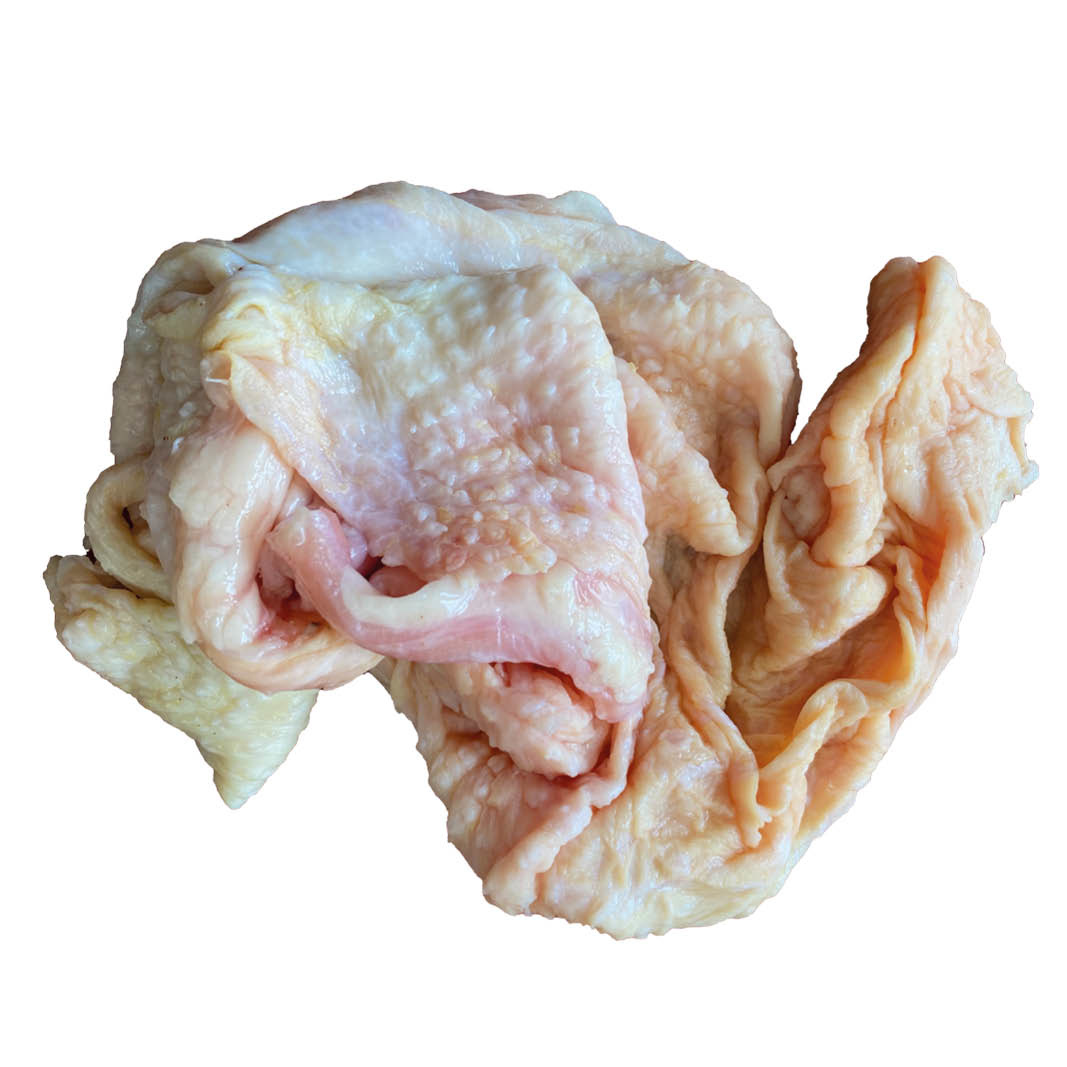 Peau de poulet biologique