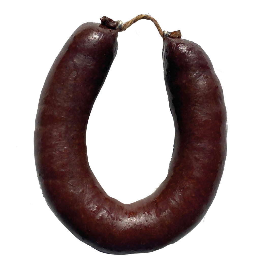 Kiełbasa wędzona z wołowiny karmionej trawą