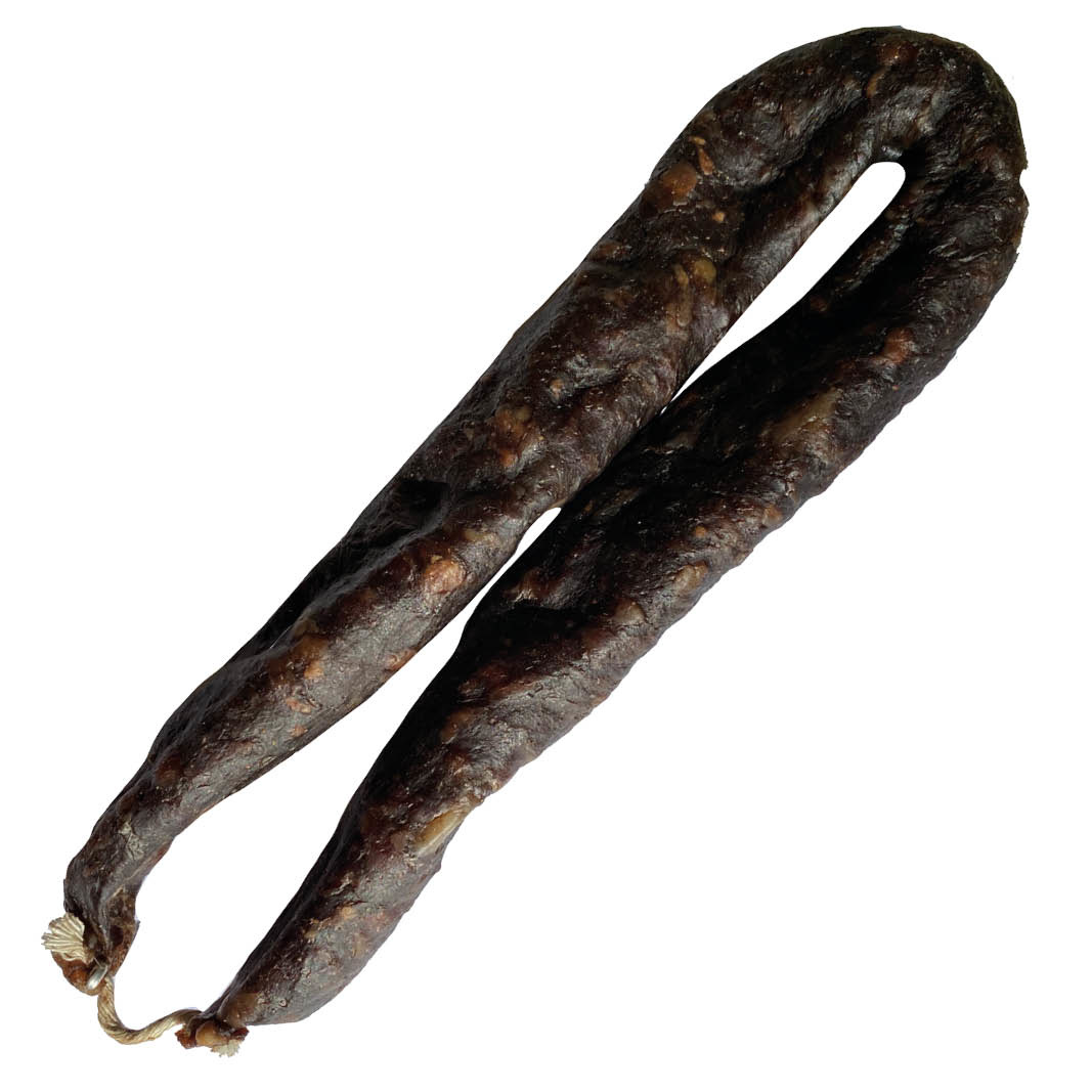 Saucisse sèche de bœuf nourri à l'herbe