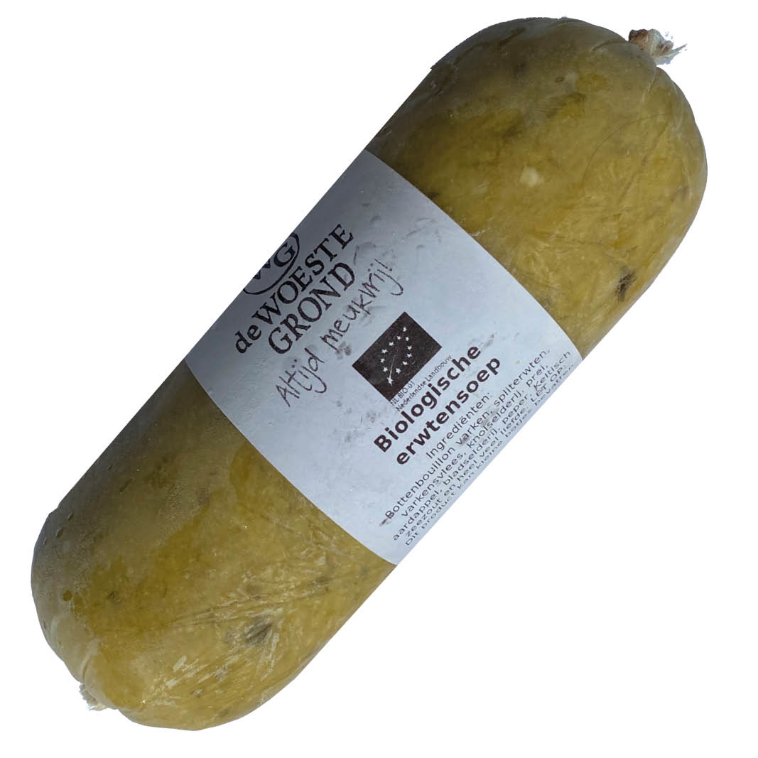 Soupe aux pois biologique