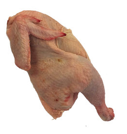 Demi-poulet biologique