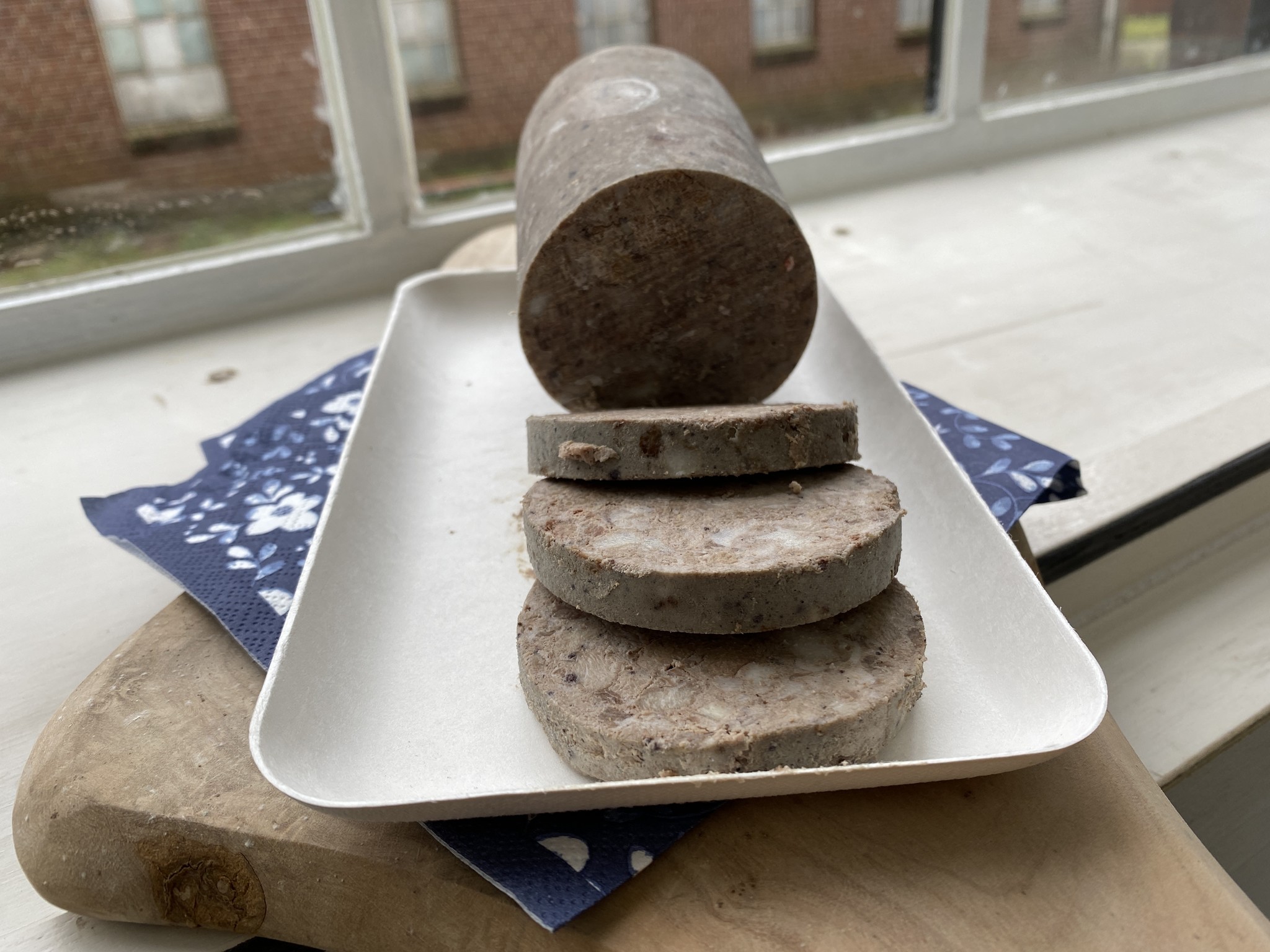 Ekologiczna kiełbasa wątrobiana hausmacher